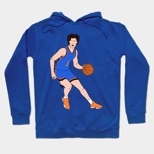 JG dribbling the ball Hoodie by rsclvisual